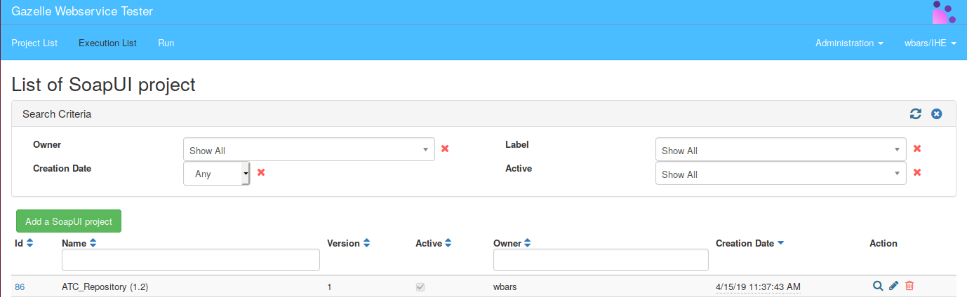 ATC Simulator for Patient Audit Consumer