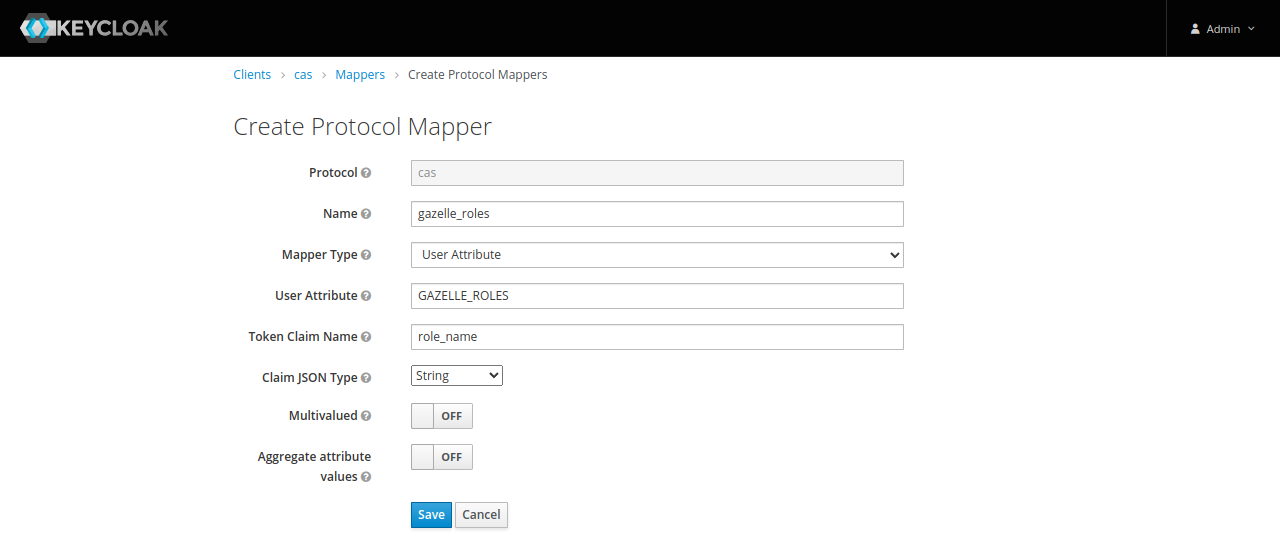 CAS role mapper